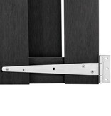 VidaXL Poort 100x150 cm HKC grijs