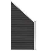 VidaXL Schuttingpaneel 95x(105-180) cm HKC grijs