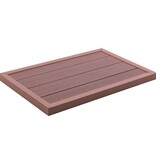 VidaXL Vloerelement voor solardouche 101x63x5,5 cm HKC bruin