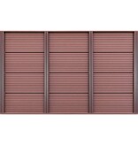 VidaXL Vloerelement voor solardouche 101x63x5,5 cm HKC bruin