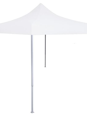 VidaXL Partytent professioneel inklapbaar 2x2 m staal wit