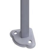 VidaXL Partytent professioneel inklapbaar 2x2 m staal wit