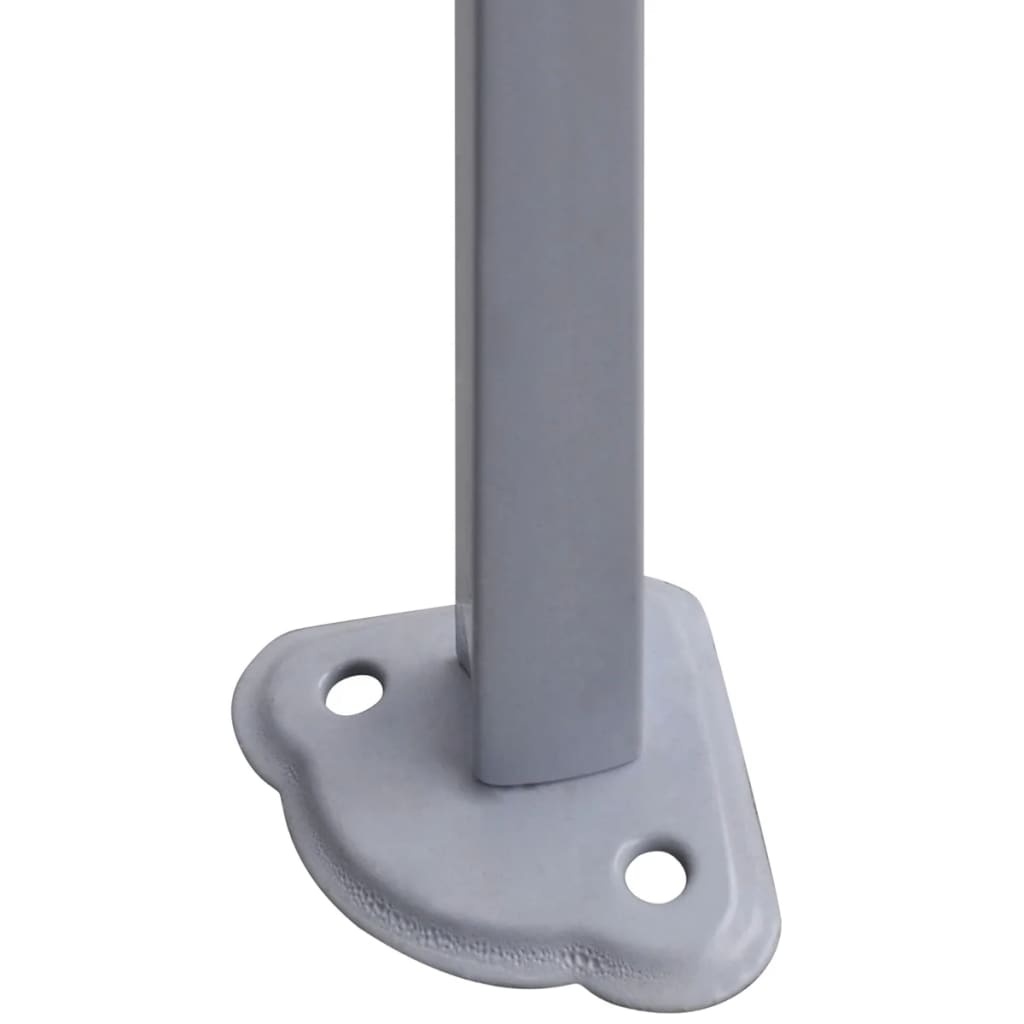 VidaXL Partytent professioneel inklapbaar 2x2 m staal wit