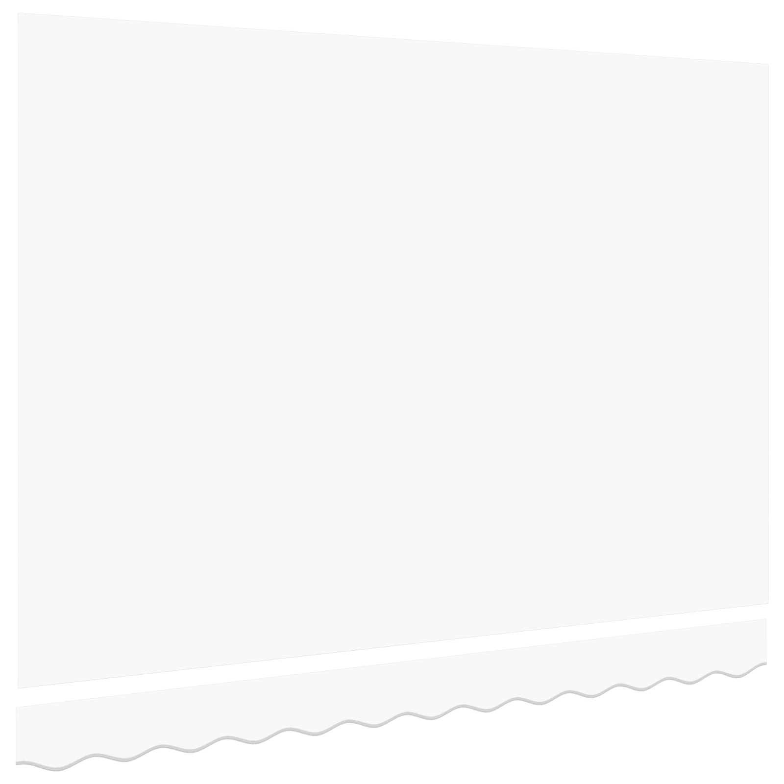 VidaXL Luifel Vervangdoek voor 3.5x2 m Frame Wit