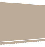 VidaXL Luifelstof voor 4.5x3.5 m frame Beige