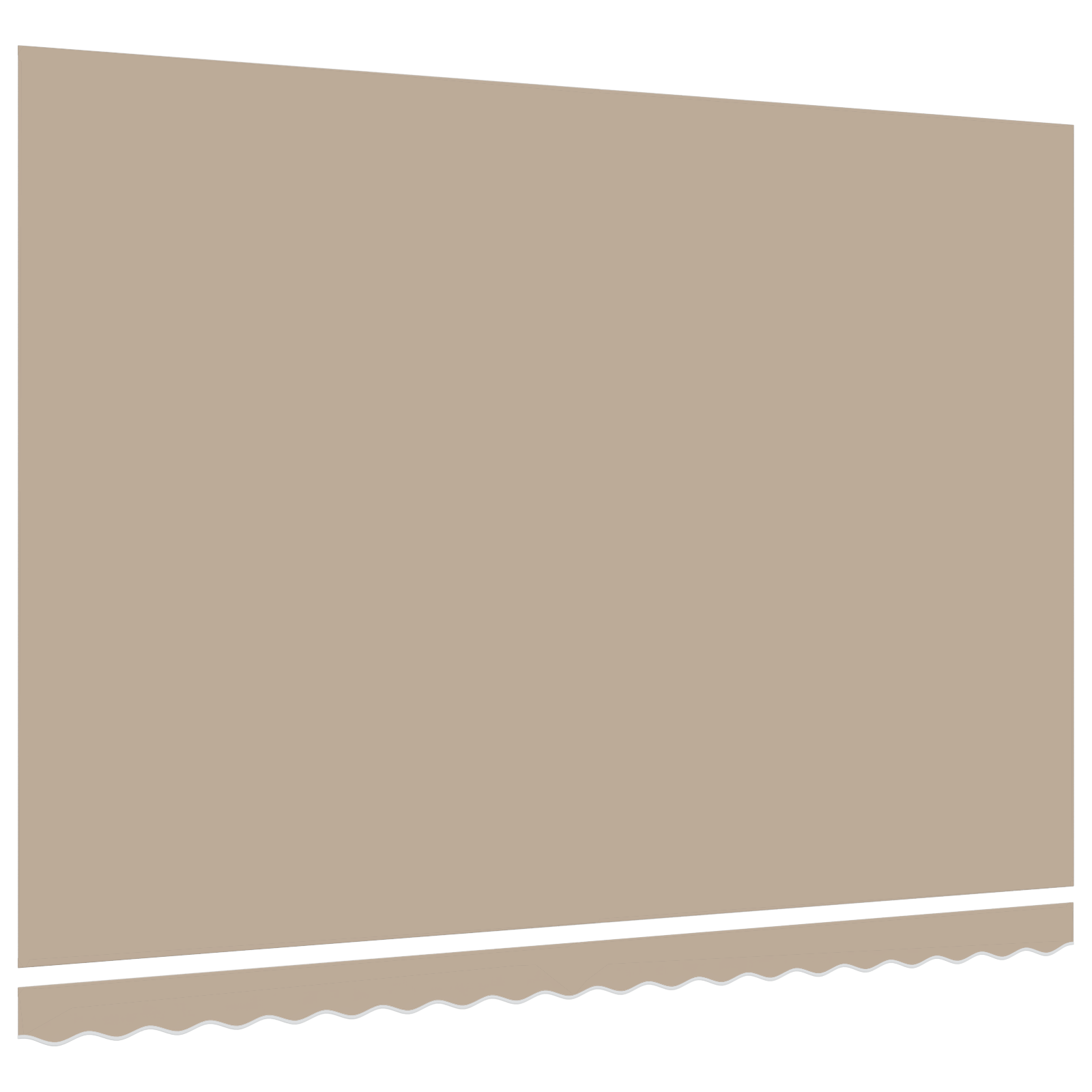 VidaXL Luifelstof voor 4.5x3.5 m frame Beige
