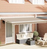 VidaXL Luifel Vervangstof voor 4x2 m Frame Beige