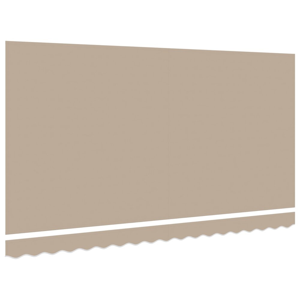 VidaXL Luifel Vervangstof voor 4x2 m Frame Beige