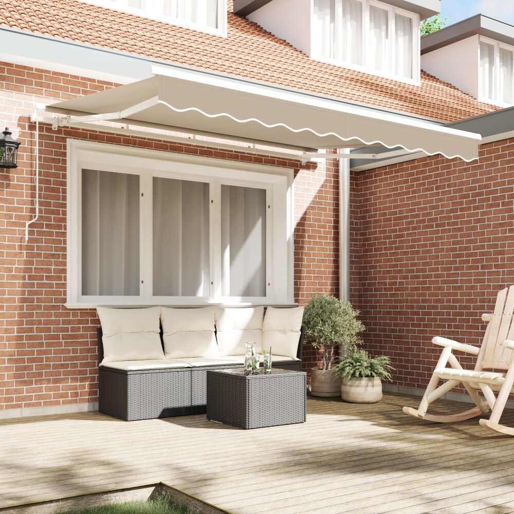 VidaXL Luifel Vervangende Stof voor 2.5x2 m Frame Beige