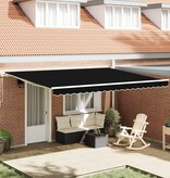 VidaXL Luifel Vervangstof voor 4.5x3 m Frame Zwart