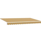 VidaXL luifel vervangstof voor 4x2 m frame multicolor streep