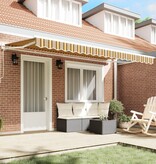 VidaXL luifel vervangstof voor 4x2 m frame multicolor streep
