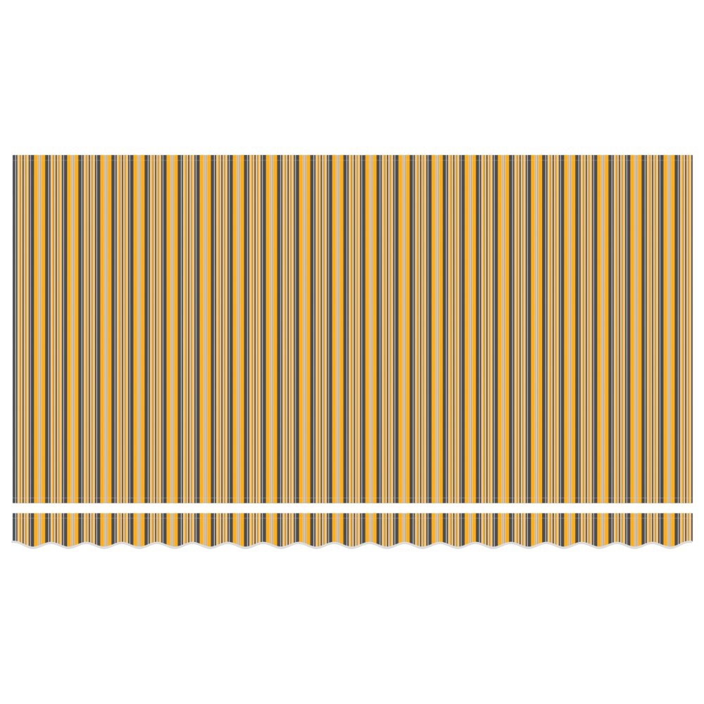 VidaXL luifel vervangstof voor 4x2 m frame multicolor streep