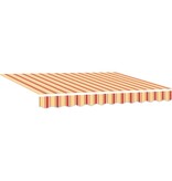 VidaXL Luifel Vervangdoek voor 2.5x2 m Frame Multicolor Streep