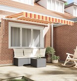 VidaXL Luifel Vervangdoek voor 2.5x2 m Frame Multicolor Streep