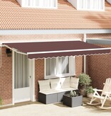 VidaXL Vervangend Luifeldoek voor 4x2 m Frame Bruin