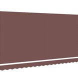 VidaXL Vervangend Luifeldoek voor 4x2 m Frame Bruin