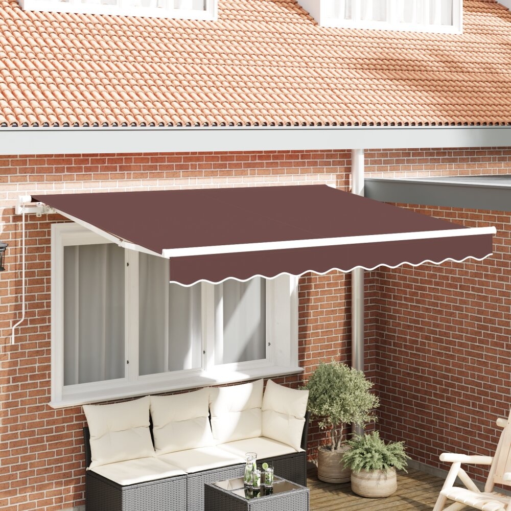 VidaXL Luifel vervangende stof voor 2.5x2 m frame Bruin