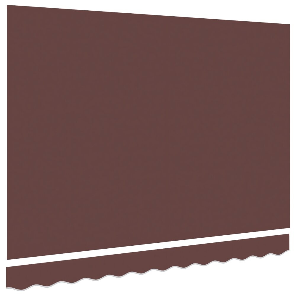 VidaXL Luifel vervangende stof voor 2.5x2 m frame Bruin
