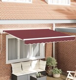 VidaXL Luifel Vervangstof voor 3x2 m Frame Bordeauxrood