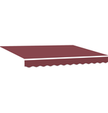 VidaXL Luifel Vervangend Doek voor 2.5x2 m Frame Bordeauxrood