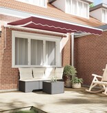 VidaXL Luifel Vervangend Doek voor 2.5x2 m Frame Bordeauxrood