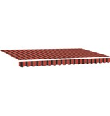 VidaXL Luifel Vervangende Stof voor 4x2 m Frame Multikleur Gestreept