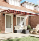 VidaXL Luifel Vervangende Stof voor 4x2 m Frame Multikleur Gestreept