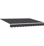 VidaXL luifel vervangstof voor 2.5x2 m frame anthraciet