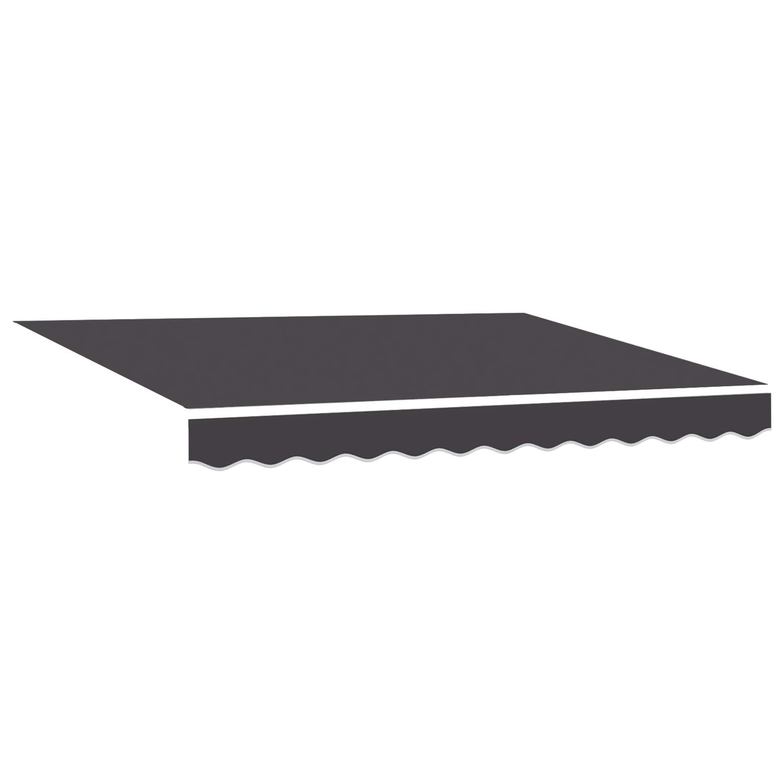 VidaXL luifel vervangstof voor 2.5x2 m frame anthraciet
