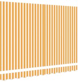 VidaXL Luifel vervangende stof voor 3x2 m frame in geel en wit