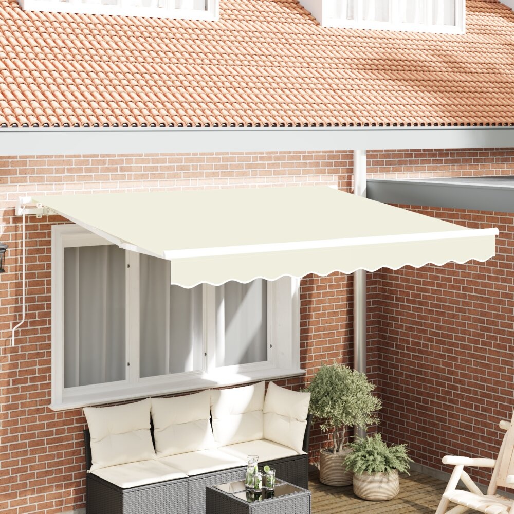 VidaXL Luifel Vervangingsstof voor 3.5x2 m Frame Crème