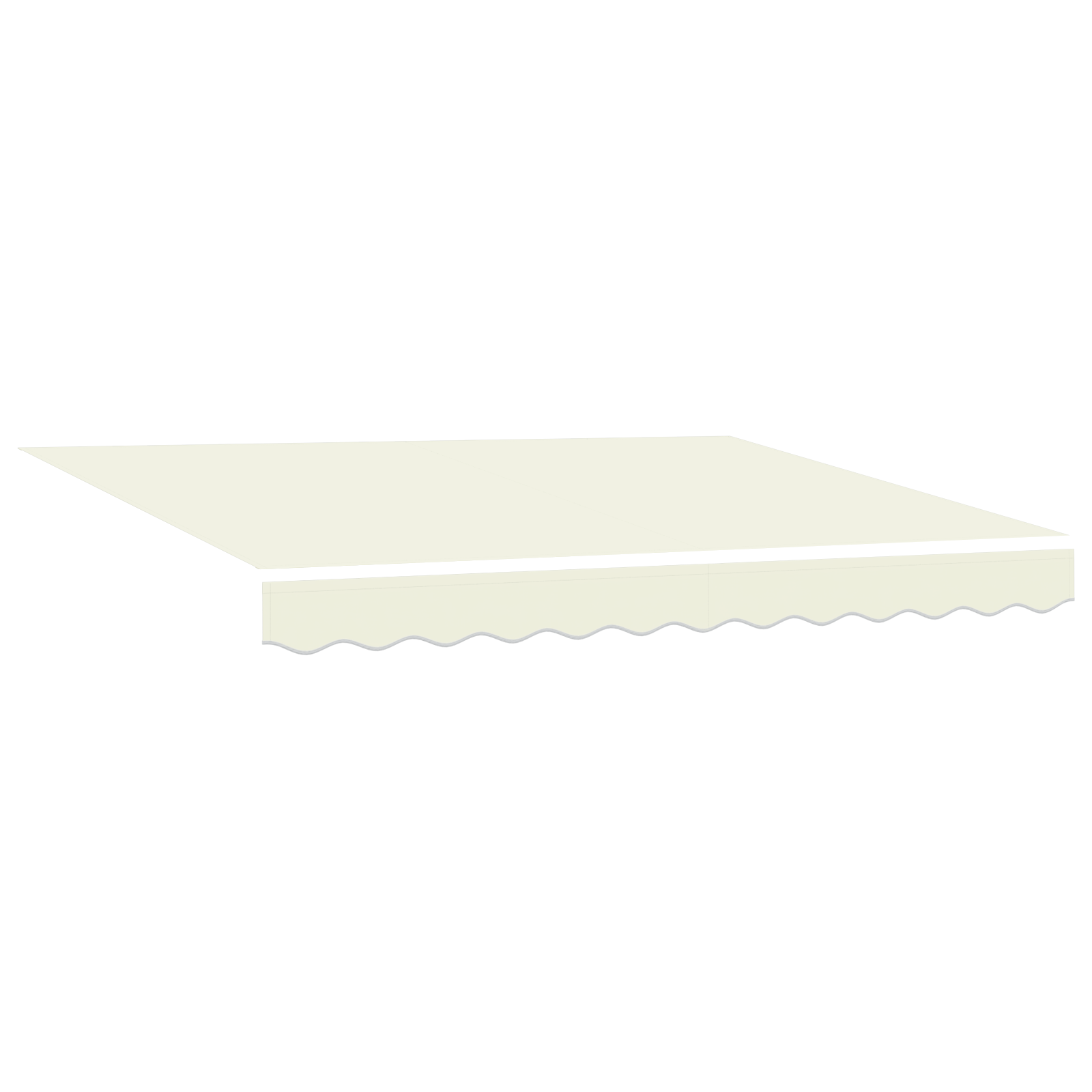 VidaXL Luifel Vervangingsstof voor 3.5x2 m Frame Crème