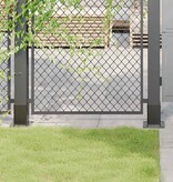 VidaXL Spokkels vierkant 12 st 91x91 mm antraciet staal gepoedercoat