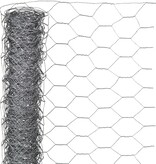 Gaas zeshoekig 0,5x2,5 m 25 mm gegalvaniseerd staal