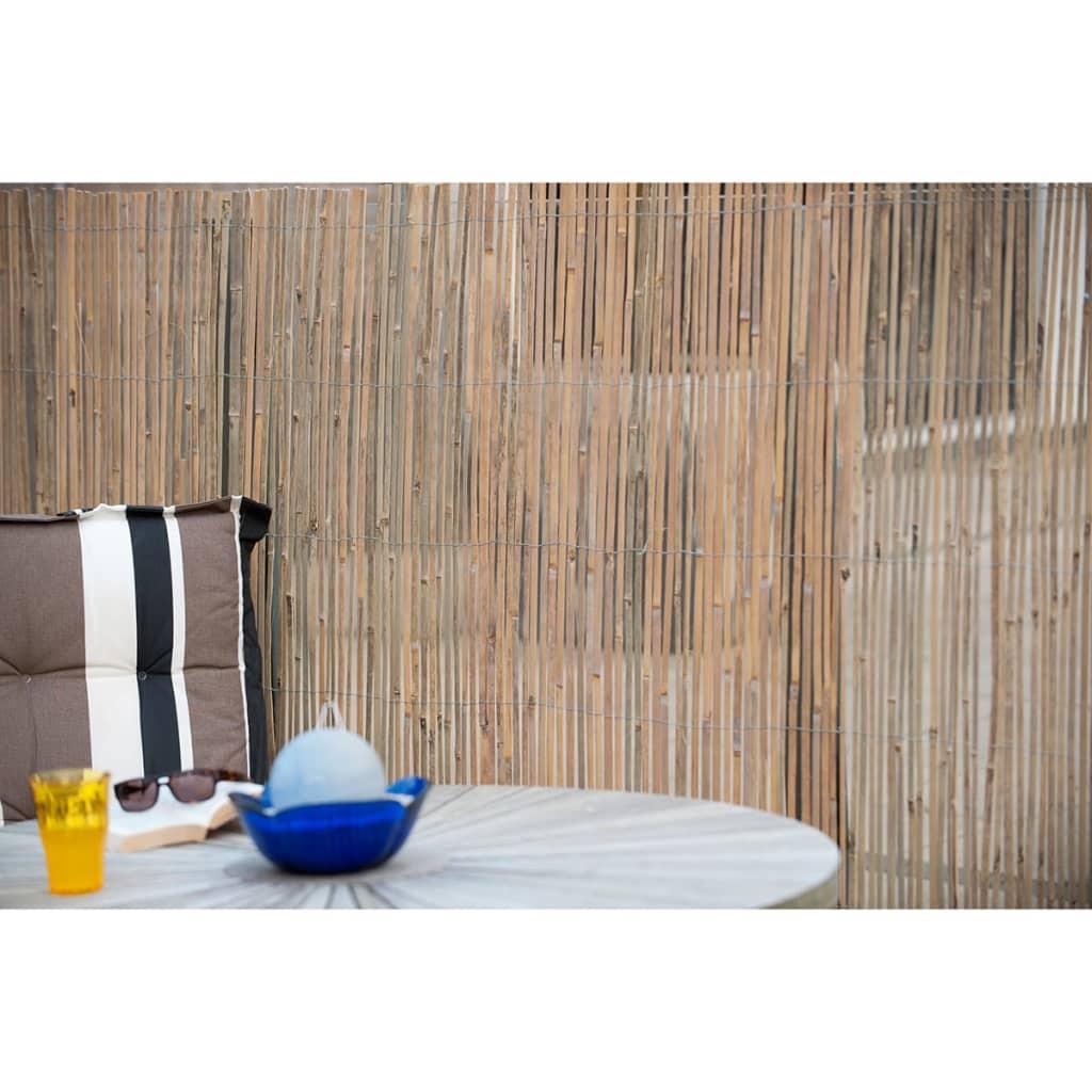 Tuinscherm 1,5x5 m bamboe