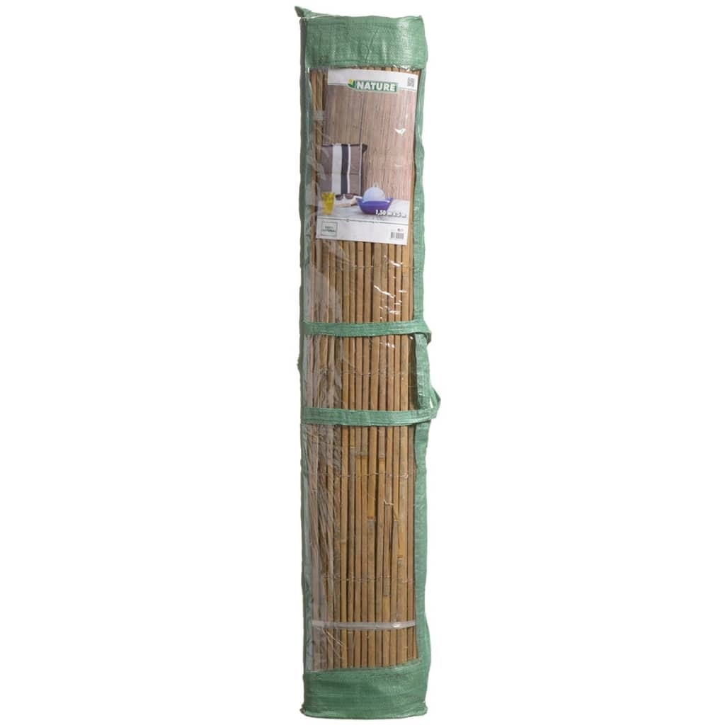 Tuinscherm 1,5x5 m bamboe