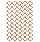 Tuinlatwerk 50x150 cm hout natuurlijk