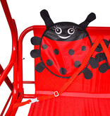 Kinderschommelstoel rood
