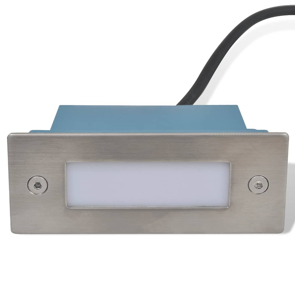Trapinbouwspot 2 st LED 44x111x56 mm