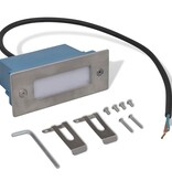 Trapinbouwspot 2 st LED 44x111x56 mm