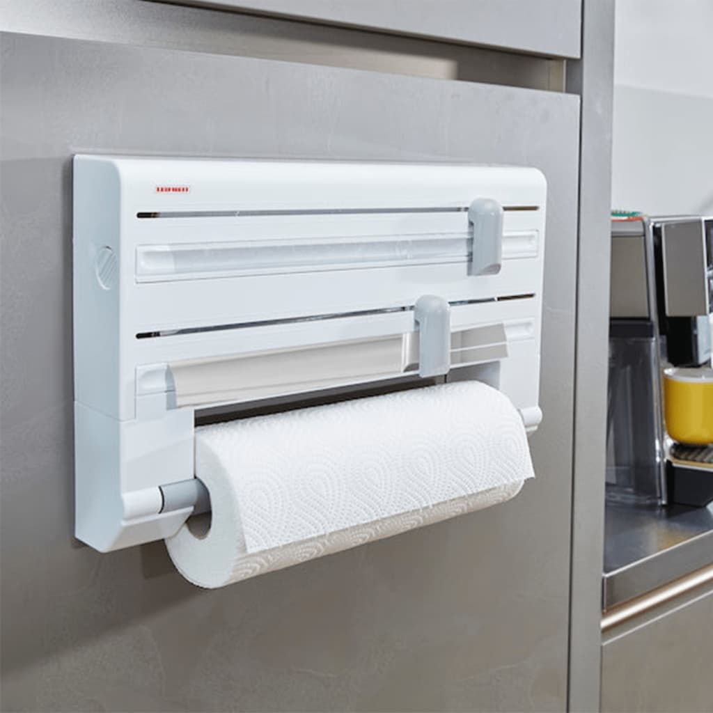 VidaXL Rolhouder voor aan de muur Parat wit 25703