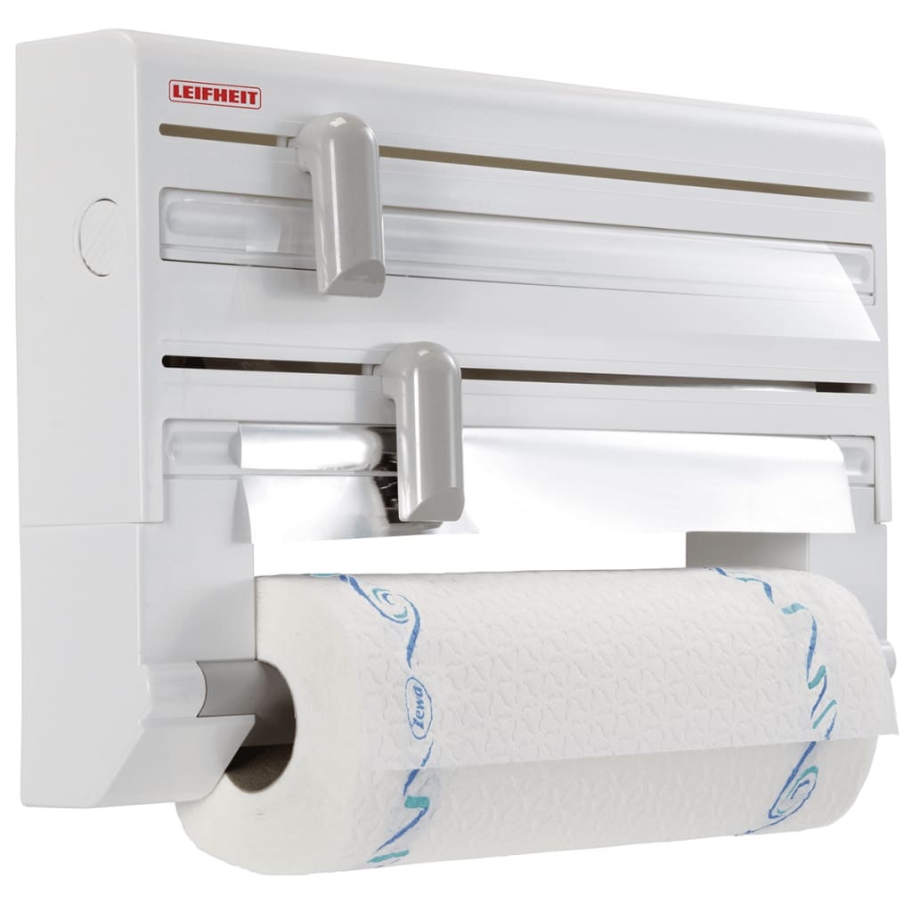 VidaXL Rolhouder voor aan de muur Parat wit 25703