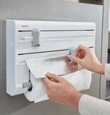 VidaXL Rolhouder voor aan de muur Parat wit 25703