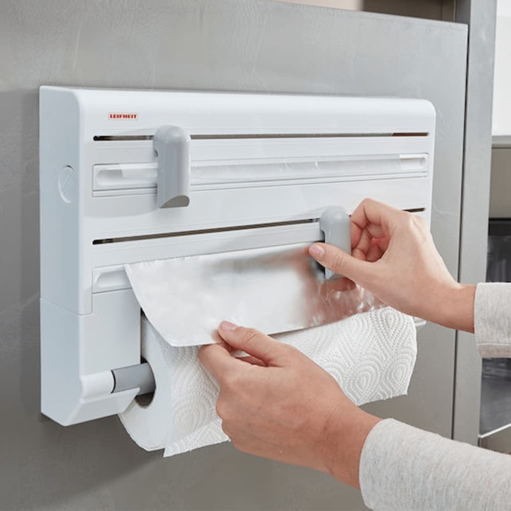 VidaXL Rolhouder voor aan de muur Parat wit 25703