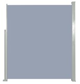 VidaXL Tuinscherm uittrekbaar 160x300 cm grijs