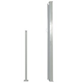VidaXL Tuinscherm uittrekbaar 160x300 cm grijs
