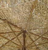 VidaXL Parasol van bamboe met dak van bananenbladeren 270 cm