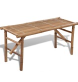 VidaXL Tuinbank inklapbaar 118 cm bamboe