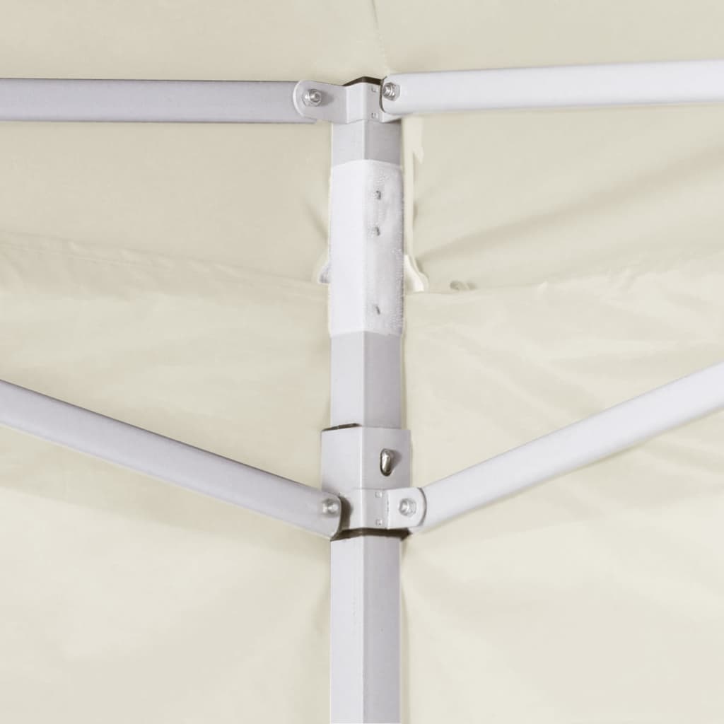 VidaXL Vouwtent met 4 zijwanden 3x3 m crème